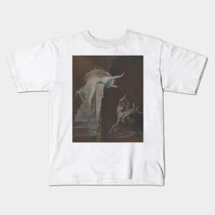 Ariadne Watching the Struggle of Theseus with the Minotaur by Henry Fuseli Kids T-Shirt